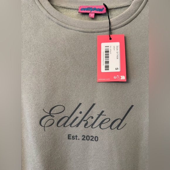Edikted Get Edikted Sweatshirt - Sz S - Picture 6 of 8